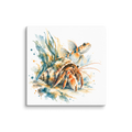 Survive Together watercolor canvas print about ecological interdependence from the GéCa Symbiosis collection